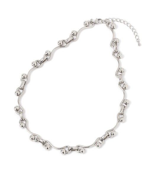 LEPSIM（レプシィム）の「ステンレスショートネックレス　993887（ネックレス・レディース・シルバー/シルバー系その他/シルバー系その他2・ONE SIZE）」の4枚目の写真