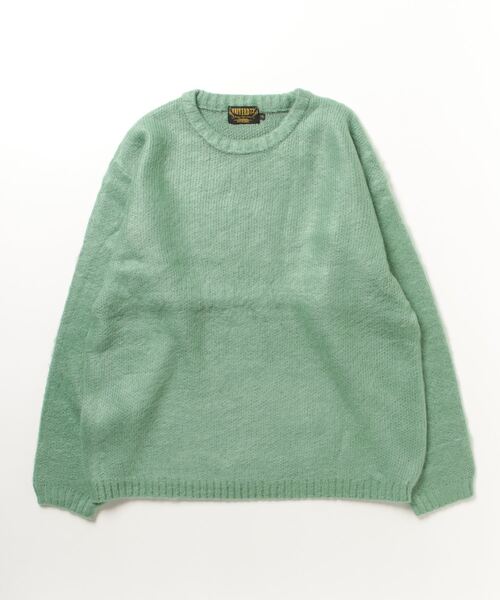 HOUSTON(ヒューストン)の「HOUSTON / ヒューストン / MOHAIR TOUCH SWEATER / 22138(ニット/セーター・レディース・オリーブ/マスタード/パープル/ミント/ブラック/ブラウン・XX-LARGE)」の10枚目の写真