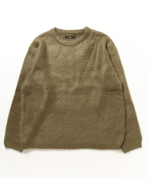 HOUSTON(ヒューストン)の「HOUSTON / ヒューストン / MOHAIR TOUCH SWEATER / 22138(ニット/セーター・レディース・オリーブ/マスタード/パープル/ミント/ブラック/ブラウン・XX-LARGE)」の11枚目の写真