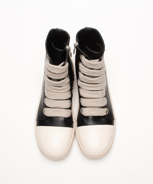 SVEC（シュベック）の「ファットシューレース ハイカットスニーカー（スニーカー・メンズ・ブラック/レッド・35/36/37/38/39/40/41/43/44/46/42/45）」の18枚目の写真