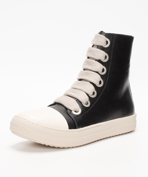 SVEC（シュベック）の「ファットシューレース ハイカットスニーカー（スニーカー・メンズ・ブラック/レッド・35/36/37/38/39/40/41/43/44/46/42/45）」の13枚目の写真