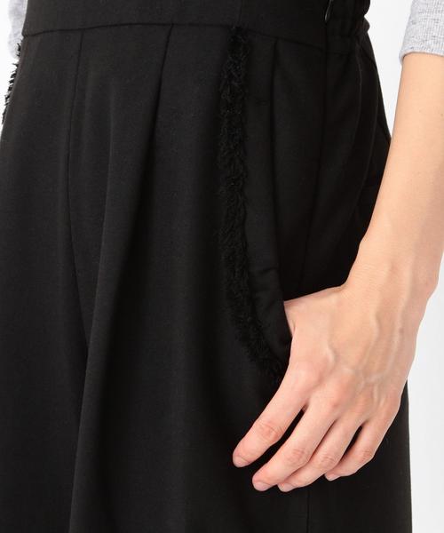 Another Edition（アナザーエディション）の「フリルポケットサロペット(ブラック)/aeＦC　ﾌﾘﾙPOC ｻﾛﾍﾟｯﾄ（サロペット/オーバーオール・レディース・ブラック・ﾌﾘ-）」の10枚目の写真