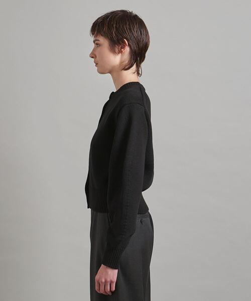 LOEFF＞コットンナイロン リリヤン カーディガン