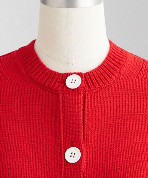 LOEFF＞コットンナイロン リリヤン カーディガン