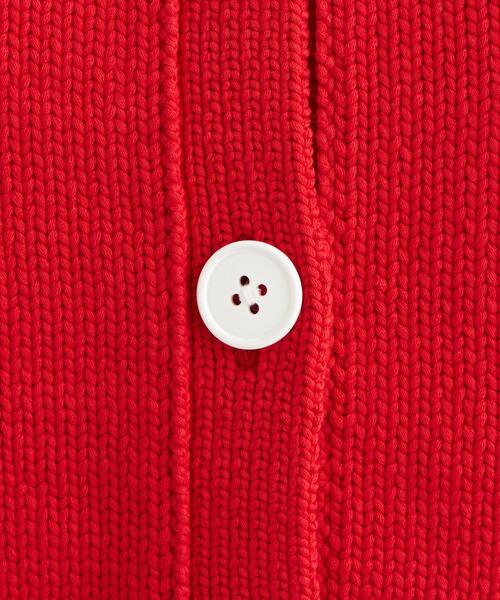 LOEFF＞コットンナイロン リリヤン カーディガン