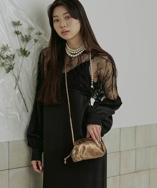 Ezick(エジック)の「2way shiny ショルダーミニバッグ(ショルダーバッグ・レディース・ゴールド/シルバー/ブロンズ・FREE)」の16枚目の写真