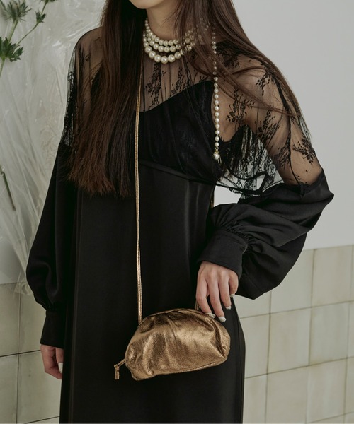 Ezick(エジック)の「2way shiny ショルダーミニバッグ(ショルダーバッグ・レディース・ゴールド/シルバー/ブロンズ・FREE)」の17枚目の写真