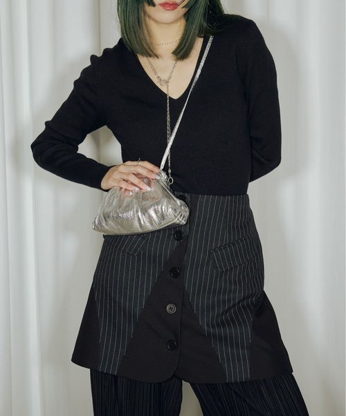 Ezick(エジック)の「2way shiny ショルダーミニバッグ(ショルダーバッグ・レディース・ゴールド/シルバー/ブロンズ・FREE)」の8枚目の写真