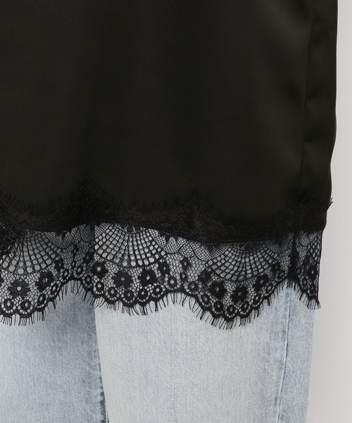 LOWRYS FARM(ローリーズファーム)の「サテン/ベロアキャミチュニック 102237(チュニック・レディース・ブラック/その他・FREE)」の13枚目の写真