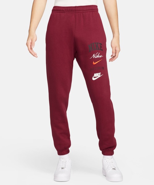 NIKE（ナイキ）の「NIKE/ナイキ ロンパン スウェット レギュラーシルエット セットアップ対応 FN2644-010/FN2644-063/FN2644-677（スウェットパンツ・メンズ・バーガンディー/グレー/ブラック・2XL/XL/L/M/S）」の3枚目の写真