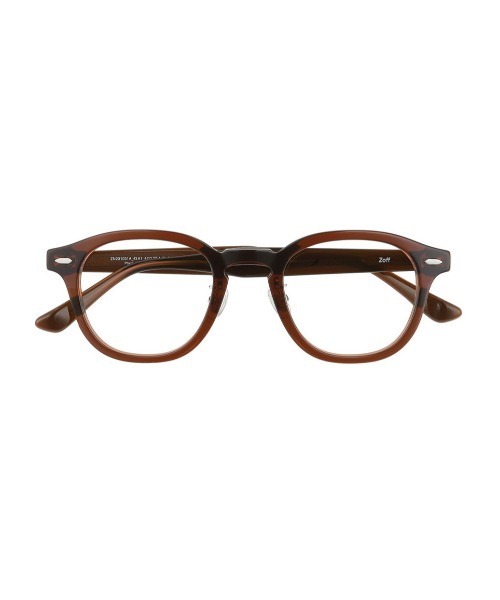 Zoff(ゾフ)の「ウェリントン型 メガネ|Zoff|CLASSIC(メガネ・レディース・ライトグレー/ワインレッド/ブラウン/ブラック・FREE)」の7枚目の写真