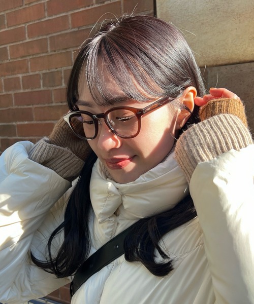 Zoff(ゾフ)の「ウェリントン型 メガネ|Zoff|CLASSIC(メガネ・レディース・ライトグレー/ワインレッド/ブラウン/ブラック・FREE)」の21枚目の写真