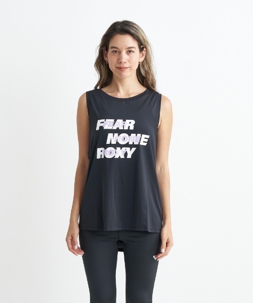 ROXY（ロキシー）の「FEAR NONE/ロキシー速乾UVカット付きフィッシュテールデザイン水陸両用フィットネスタンクトップ（タンクトップ・レディース・ホワイト系その他/ホワイト/ブラック・LARGE/MEDIUM/SMALL）」の12枚目の写真