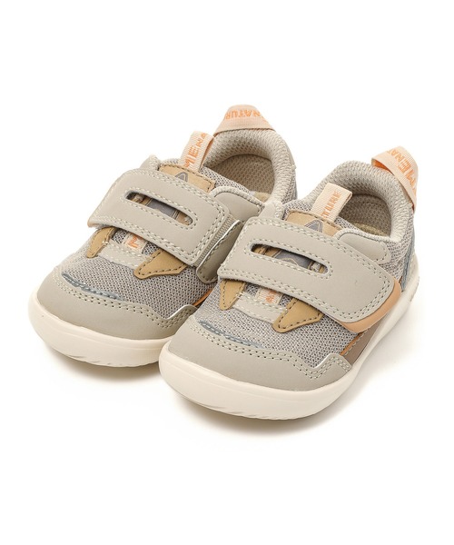 IFME(イフミー)の「BABY|ifme nature コンビカラー ワンベルトスニーカー(スニーカー・キッズ・ホワイト/ベージュ/パープル・12.5cm/13.0cm/13.5cm/14.0cm/14.5cm/15.0cm/12.0cm)」の3枚目の写真