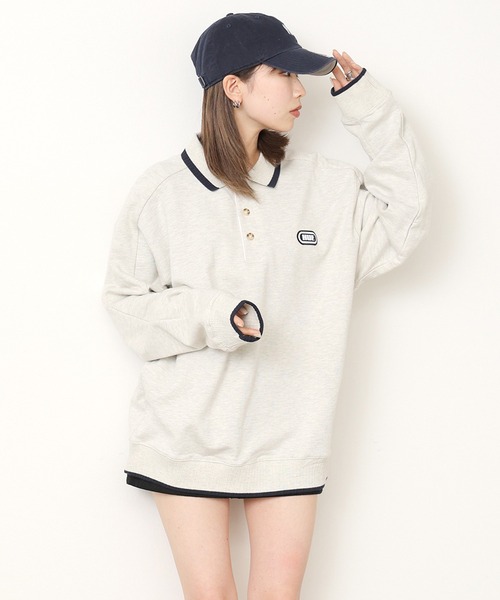 HUF（ハフ）の「HUF/ハフ ESSEX POLO FLEECE ニットポロ 長袖 