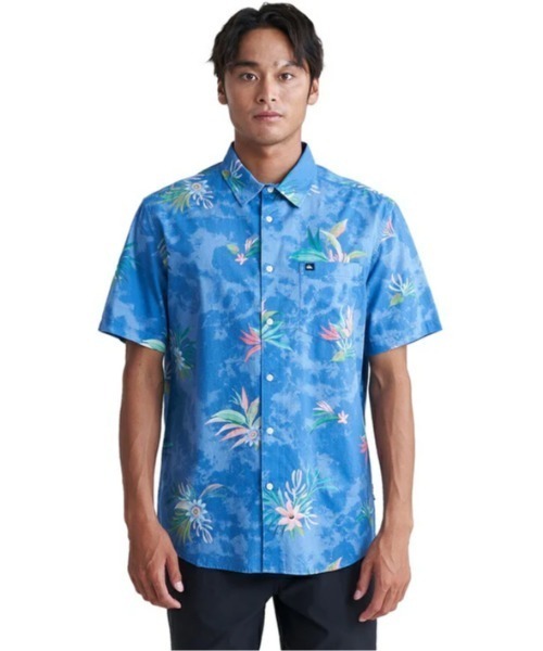 Quiksilver（クイックシルバー）の「APERO CLASSIC SS/クイックシルバー半袖総柄シャツ（シャツ/ブラウス・メンズ・ホワイト/ブラック/ブルー/ブルー系その他/ホワイト系その他/ブラック系その他/ブルー系その他2・MEDIUM/X-LARGE/LARGE/SMALL）」の6枚目の写真