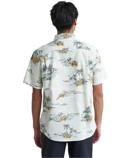 Quiksilver（クイックシルバー）の「APERO CLASSIC SS/クイックシルバー半袖総柄シャツ（シャツ/ブラウス・メンズ・ホワイト/ブラック/ブルー/ブルー系その他/ホワイト系その他/ブラック系その他/ブルー系その他2・MEDIUM/X-LARGE/LARGE/SMALL）」の9枚目の写真