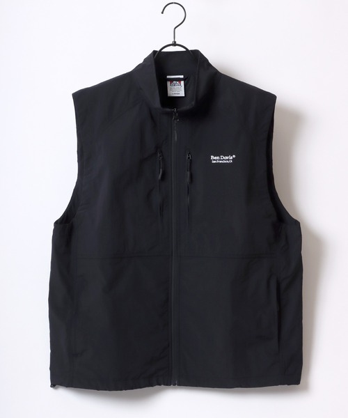 BEN DAVIS（ベンデイビス）の「BEN DAVIS/ベンデイビス VENTILATION NYLON VEST/オーバーサイズ ベンチレーション ナイロンテック ベスト（ベスト・メンズ・チャコール/ブラック・M/XL/L）」の12枚目の写真