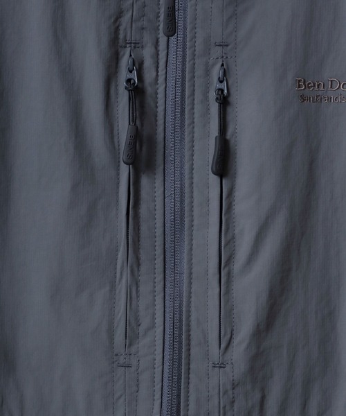 BEN DAVIS（ベンデイビス）の「BEN DAVIS/ベンデイビス VENTILATION NYLON VEST/オーバーサイズ ベンチレーション ナイロンテック ベスト（ベスト・メンズ・チャコール/ブラック・M/XL/L）」の6枚目の写真