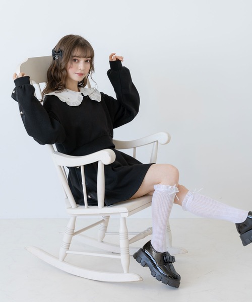 DearMyLoveRose(ディアマイラブローズ)の「選べるスウェットミニフレアスカート(スカート・レディース・ベージュ/ブラック系その他/ブラック・XX-LARGE/X-LARGE/LARGE/MEDIUM/SMALL)」の19枚目の写真
