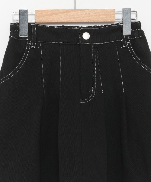 by LOVEiT（バイラビット）の「デニムスカート（デニムスカート・キッズ・サックスブルー/ブラック・130cm/150cm/140cm/120cm/160cm）」の8枚目の写真