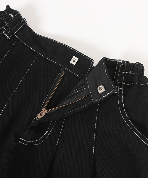 by LOVEiT（バイラビット）の「デニムスカート（デニムスカート・キッズ・サックスブルー/ブラック・130cm/150cm/140cm/120cm/160cm）」の9枚目の写真