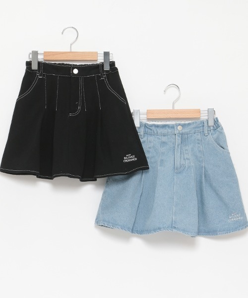 by LOVEiT（バイラビット）の「デニムスカート（デニムスカート・キッズ・サックスブルー/ブラック・130cm/150cm/140cm/120cm/160cm）」の6枚目の写真