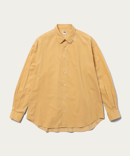 H BEAUTY&YOUTHエイチ ビューティ&ユース 2024SS デインティ コーデュロイ ワイド レギュラーカラー シャツ新品【L】【MSHA75685】 H BEAUTY&YOUTH UNITED ARROWS（エイチビューティーアンドユース