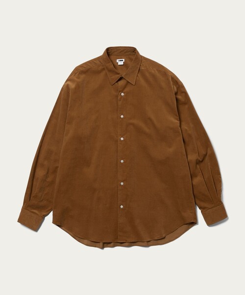 H BEAUTY&YOUTHエイチ ビューティ&ユース 2024SS デインティ コーデュロイ ワイド レギュラーカラー シャツ新品【L】【MSHA75685】 H BEAUTY&YOUTH UNITED ARROWS（エイチビューティーアンドユース