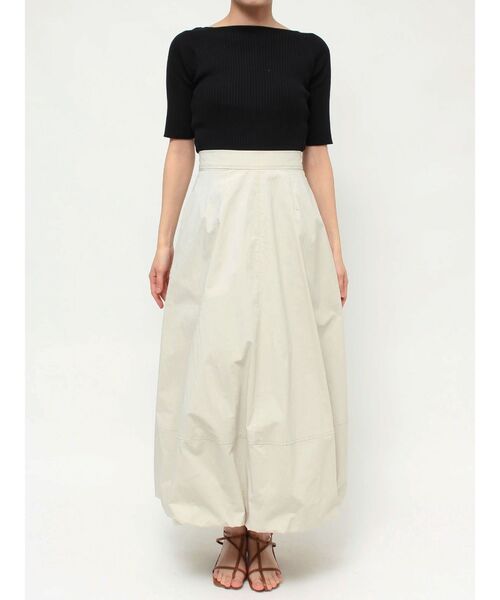 LAGUNAMOON（ラグナムーン）の「タフタバルーンスカート（スカート・レディース・アイボリー/ブラック・SMALL/MEDIUM）」の22枚目の写真