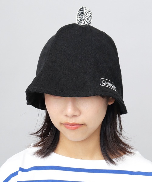 COLEMAN(コールマン)の「チューリップ型 ネイティブテープ パイル サウナハット(ハット・メンズ・グレー/ブラック/イエロー/ネイビー/ホワイト・FREE)」の8枚目の写真