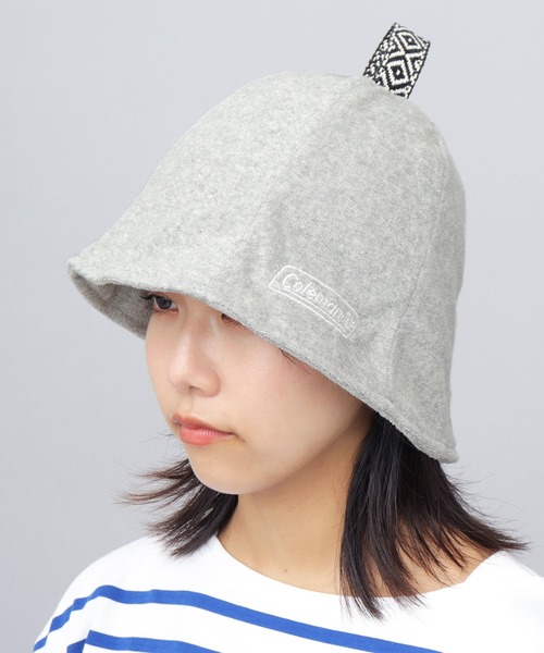 COLEMAN(コールマン)の「チューリップ型 ネイティブテープ パイル サウナハット(ハット・メンズ・グレー/ブラック/イエロー/ネイビー/ホワイト・FREE)」の10枚目の写真