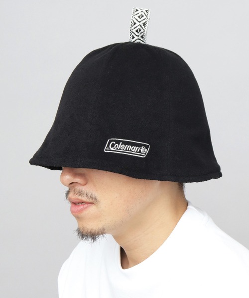COLEMAN(コールマン)の「チューリップ型 ネイティブテープ パイル サウナハット(ハット・メンズ・グレー/ブラック/イエロー/ネイビー/ホワイト・FREE)」の7枚目の写真