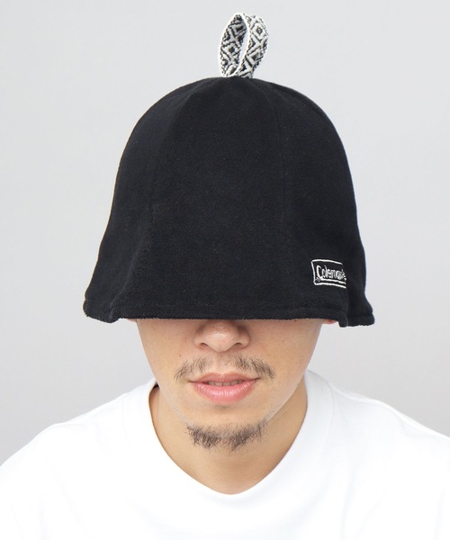 COLEMAN(コールマン)の「チューリップ型 ネイティブテープ パイル サウナハット(ハット・メンズ・グレー/ブラック/イエロー/ネイビー/ホワイト・FREE)」の13枚目の写真