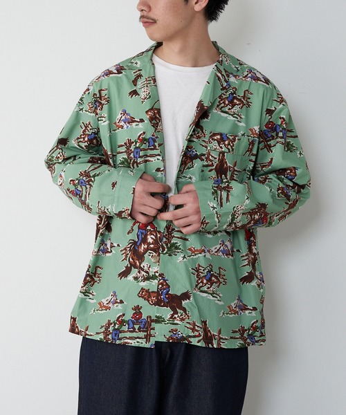 OAMC アートプリント ブラックジャケット OAMC アートプリント ブラックジャケット OAMC x FRAGMENT | OAMC
