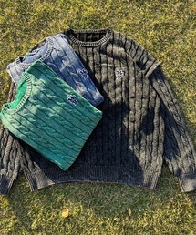 pigment cable knit