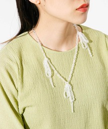 KBF | リボンビーズネックレス(ネックレス)