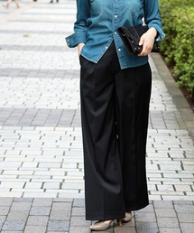 La TOTALITE | ギャバタックワイドパンツ◆(その他パンツ)