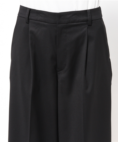 La TOTALITE（ラトータリテ）の「ギャバタックワイドパンツ◆（その他パンツ・レディース・ネイビー/カーキ・38/36）」の6枚目の写真