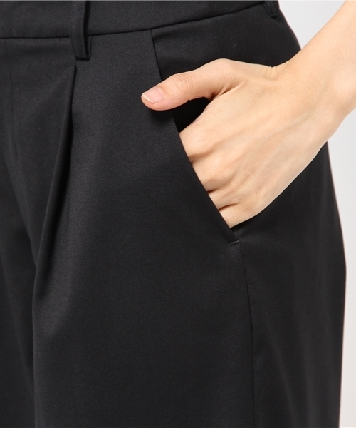 La TOTALITE（ラトータリテ）の「ギャバタックワイドパンツ◆（その他パンツ・レディース・ネイビー/カーキ・38/36）」の8枚目の写真