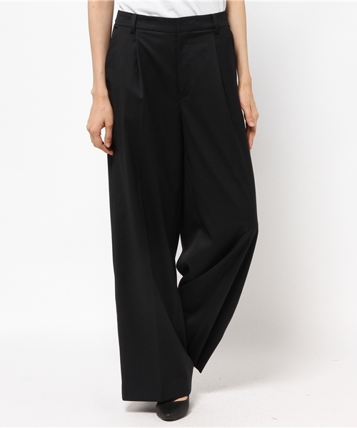 La TOTALITE（ラトータリテ）の「ギャバタックワイドパンツ◆（その他パンツ・レディース・ネイビー/カーキ・38/36）」の13枚目の写真