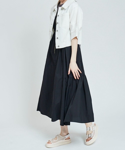 31 Sons de mode（トランテアン　ソン　ドゥ　モード）の「デニムシャツジャケット（シャツ/ブラウス・レディース・オフホワイト/ブルー・フリー）」の22枚目の写真