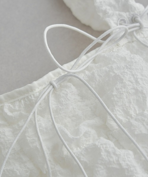 Chico(チコ)の「【A4サイズ対応】フリルギャザージャガードトートバッグ(トートバッグ・レディース・アイボリー/ライム/ブルー・FREE)」の20枚目の写真