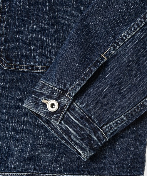 PORTER CLASSIC(ポータークラシック)の「STEINBECK DENIM JACKET/NAVY(デニムジャケット・メンズ・ネイビー・M/L)」の5枚目の写真