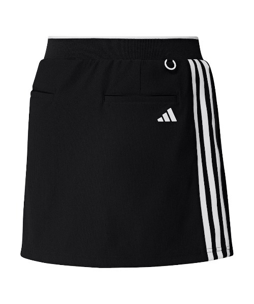 adidas（アディダス）の「アディダス adidas 3ストライプス ドライスカート（スカート・レディース・ブラック/ホワイト・M/L/XL）」の3枚目の写真