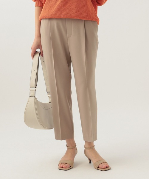 Elura（エルーラ）の「【低身長サイズ Elkotona】コトナ夏ラクテーパードパンツ/107170（その他パンツ・レディース・グリーン系その他4/ブラック/ホワイト/ベージュ・SMALL/MEDIUM）」の4枚目の写真