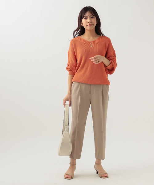 Elura（エルーラ）の「【低身長サイズ Elkotona】コトナ夏ラクテーパードパンツ/107170（その他パンツ・レディース・グリーン系その他4/ブラック/ホワイト/ベージュ・SMALL/MEDIUM）」の16枚目の写真