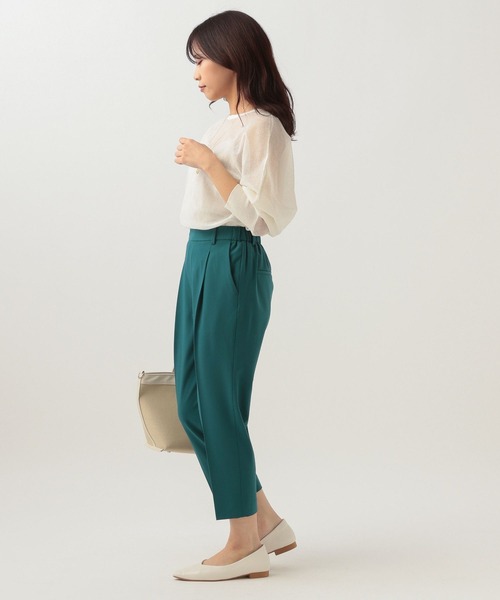 Elura（エルーラ）の「【低身長サイズ Elkotona】コトナ夏ラクテーパードパンツ/107170（その他パンツ・レディース・グリーン系その他4/ブラック/ホワイト/ベージュ・SMALL/MEDIUM）」の17枚目の写真