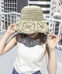 SMELLY | クロシェモチーフペーパーハット(ハット)