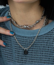 AIVER | TSUGE×AIVER　ウッドパドロックネックレス　MADE IN JAPAN(ネックレス)